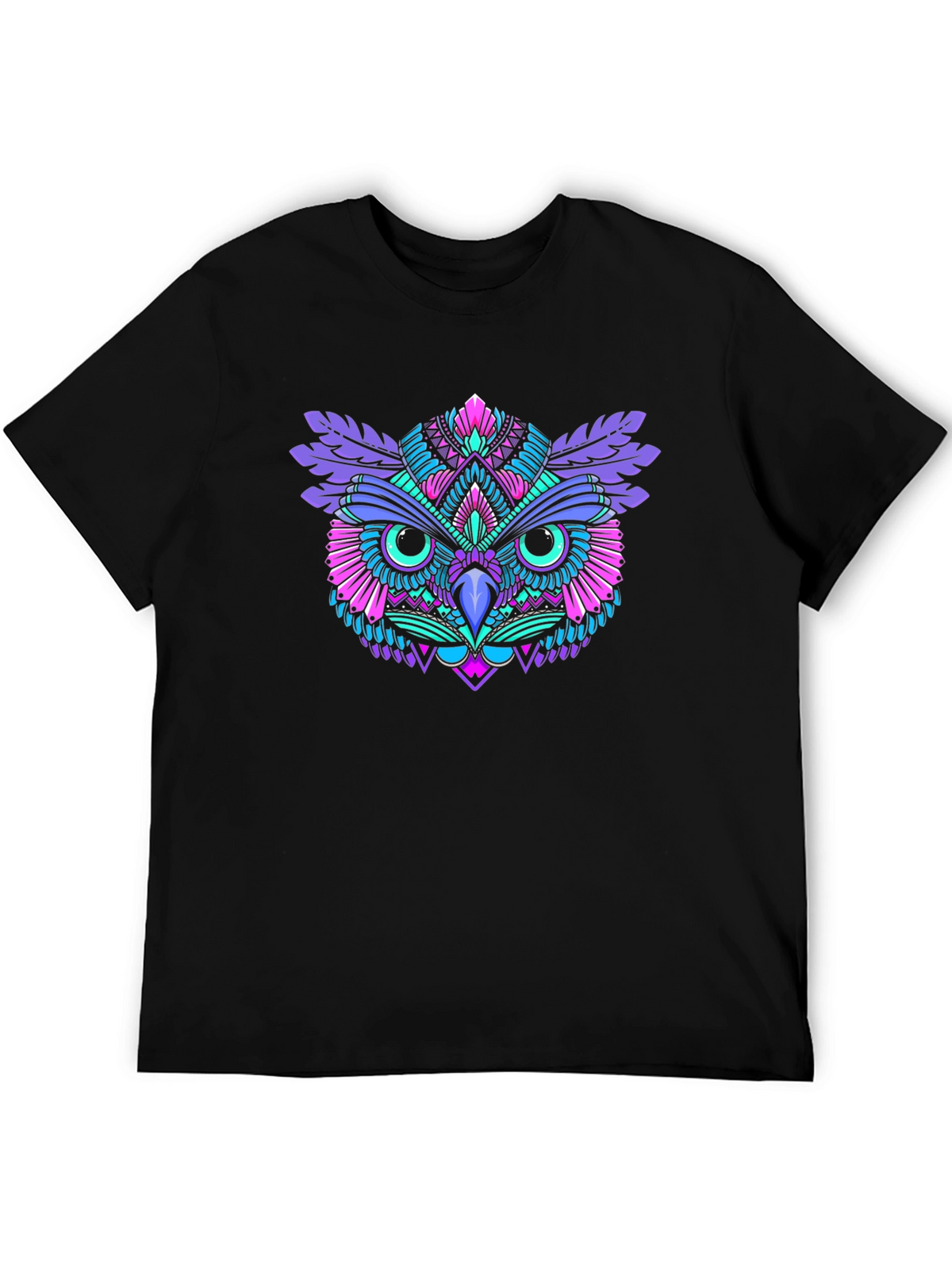 Vibrant Owl Graphic Tee - Unique Design