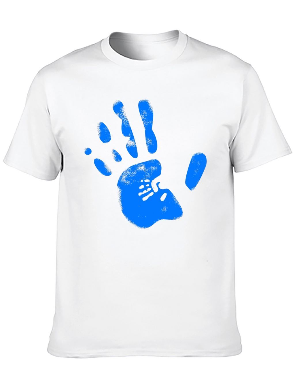 Handprint Graphic Black Tee