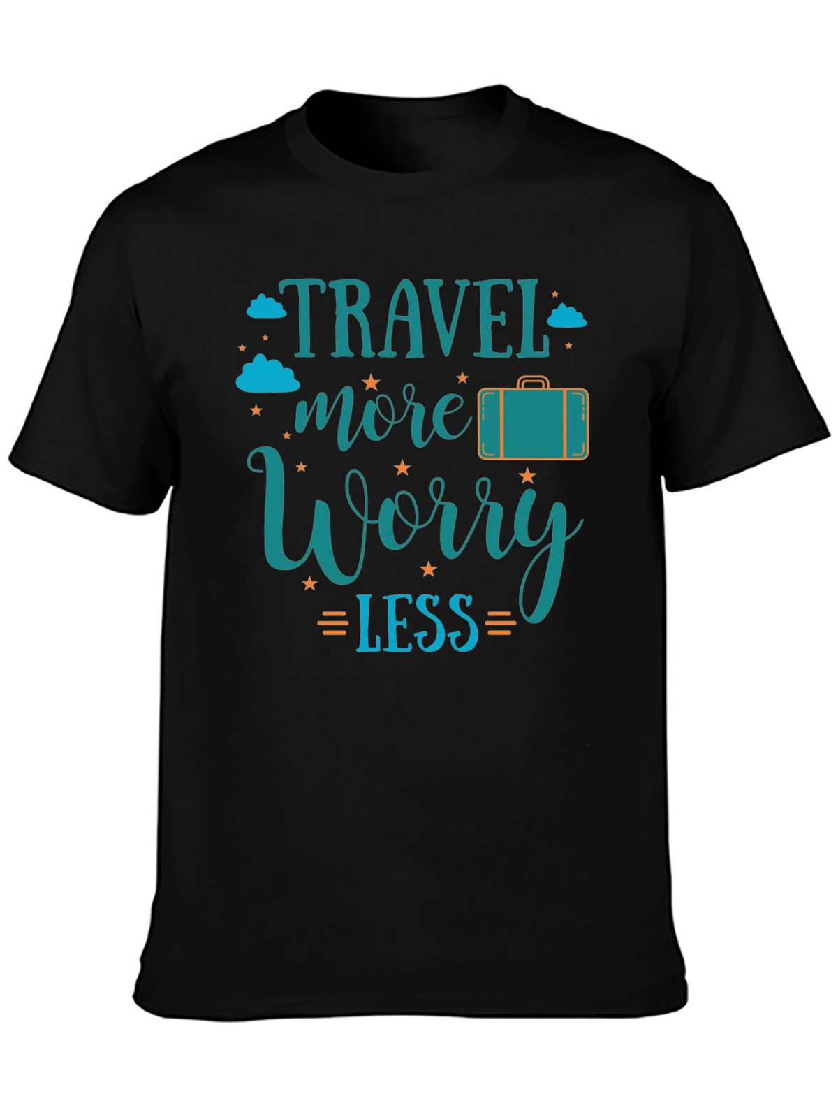 Travel More Worry Less Graphic Tee