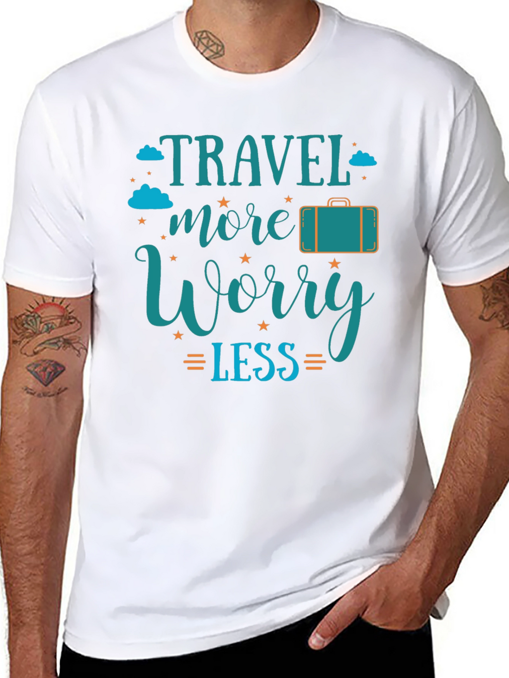 Travel More Worry Less Graphic Tee