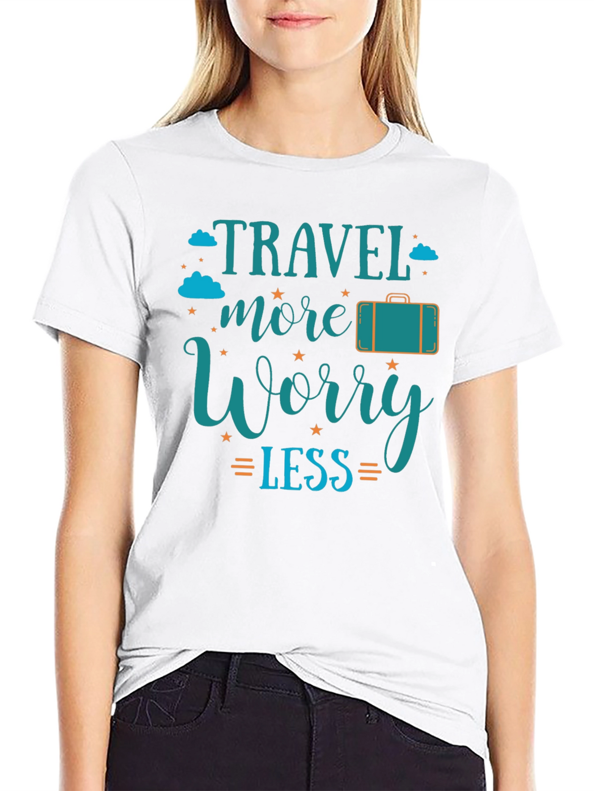 Travel More Worry Less Graphic Tee
