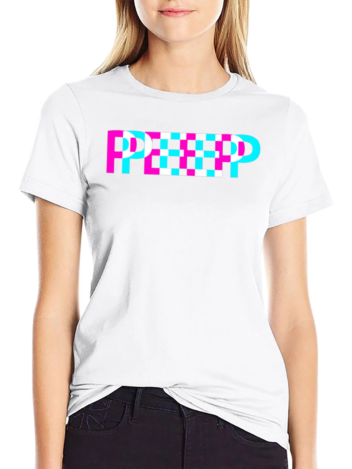 Retro Style PEEP Graphic Tee - Unisex
