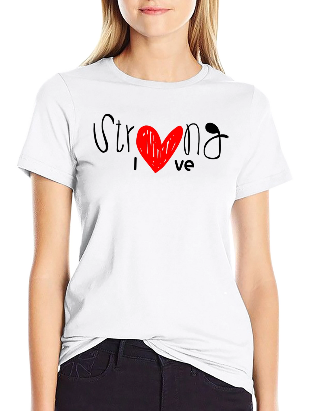 Strong Love Graphic Tee - Stylish Comfort