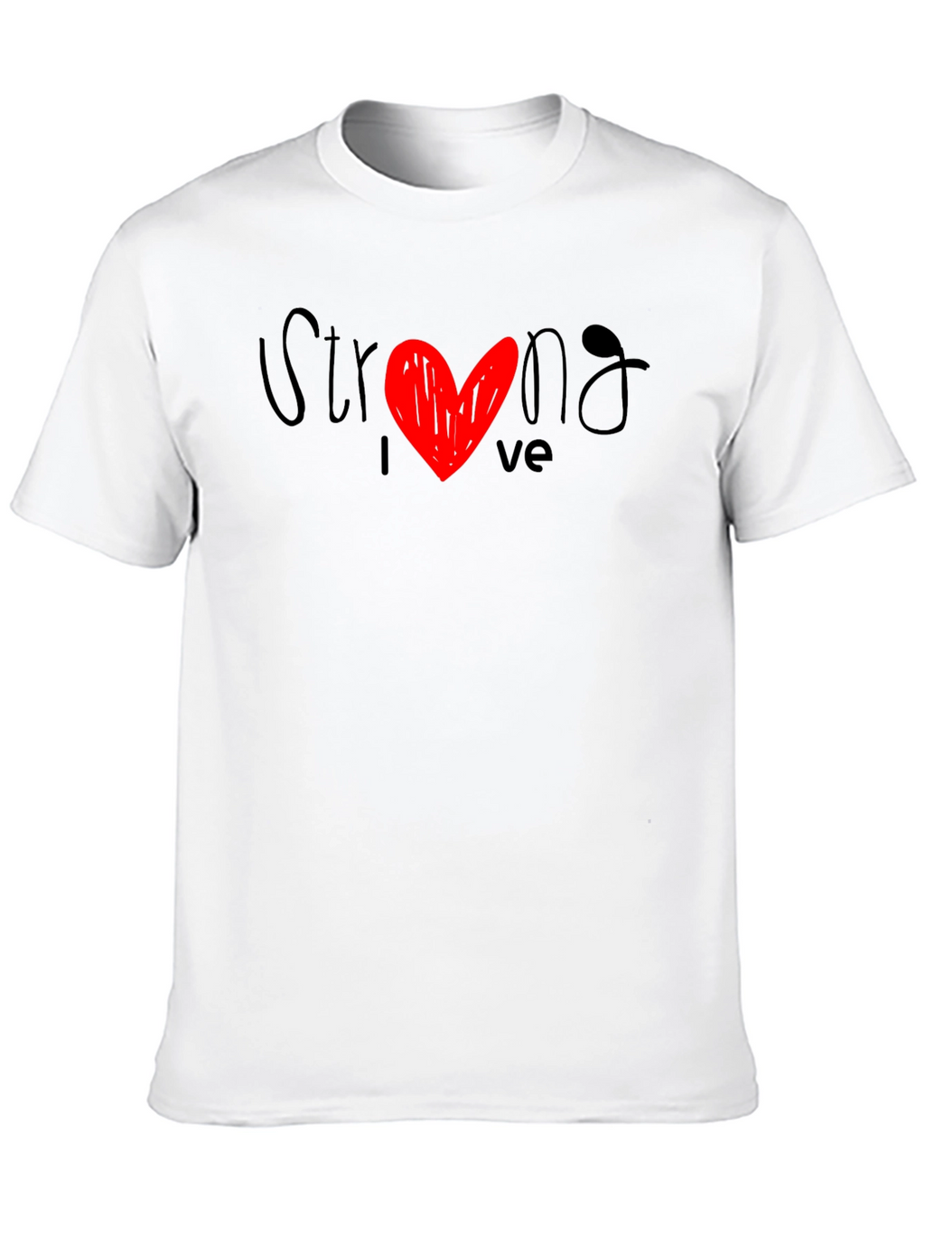Strong Love Graphic Tee - Stylish Comfort