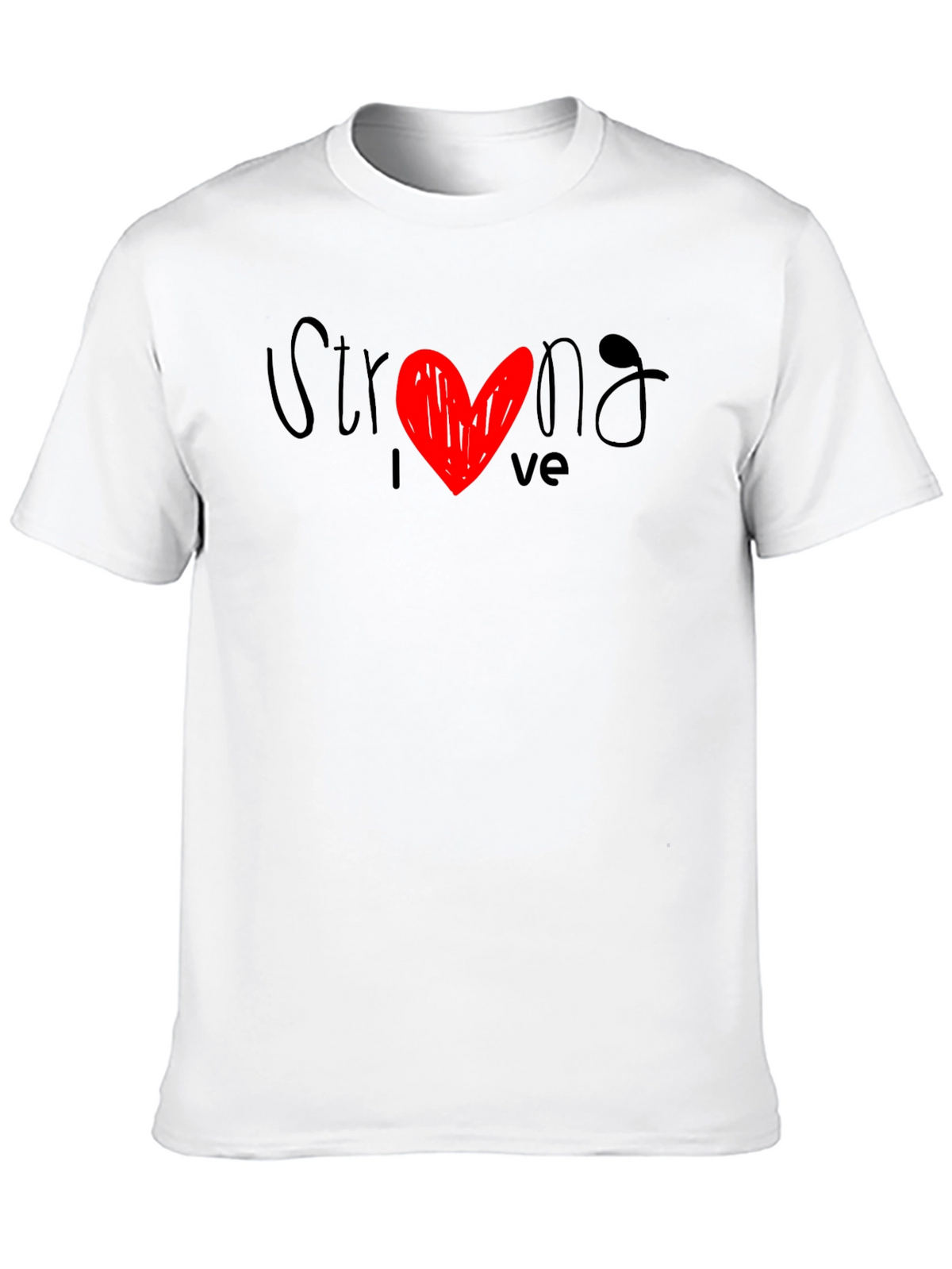 Strong Love Graphic Tee - Stylish Comfort