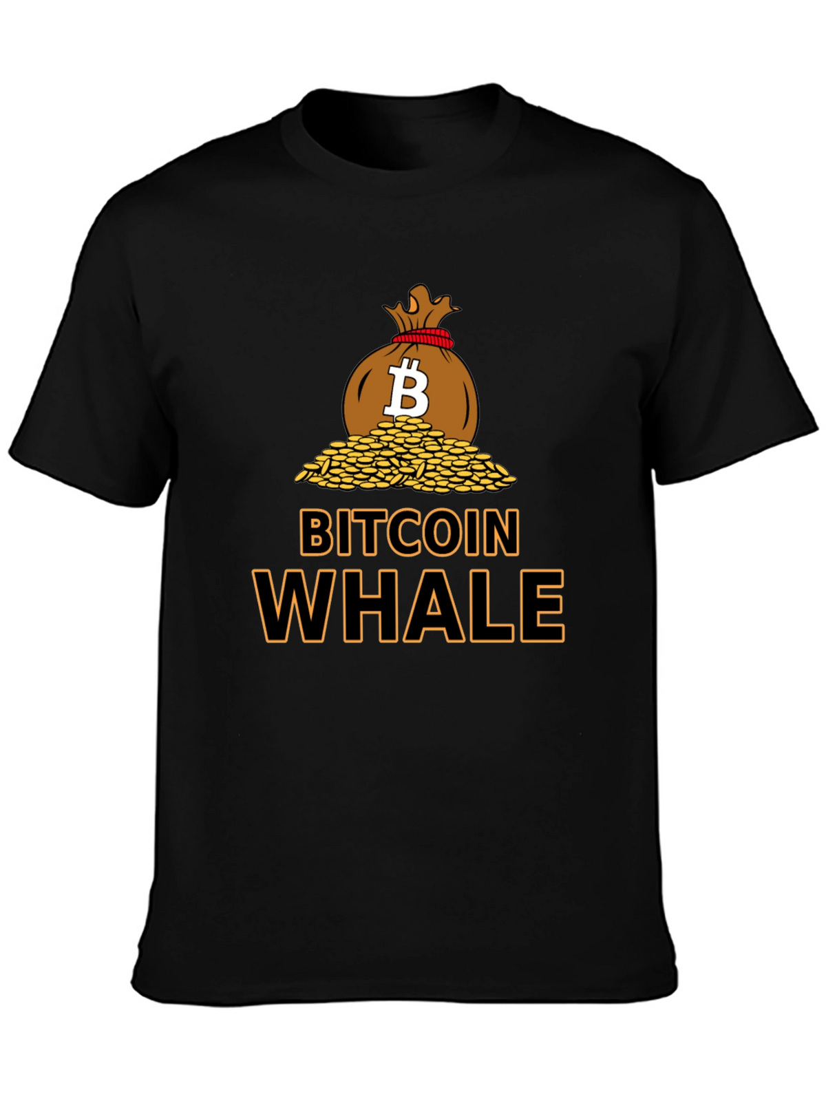 Bitcoin Whale Graphic Tee - Crypto Enthusiast T-Shirt