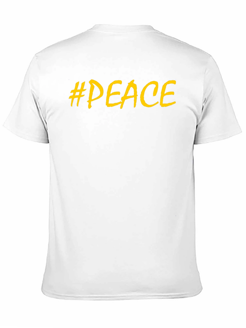 #Peace T-Shirt - Mens Black Graphic Tee