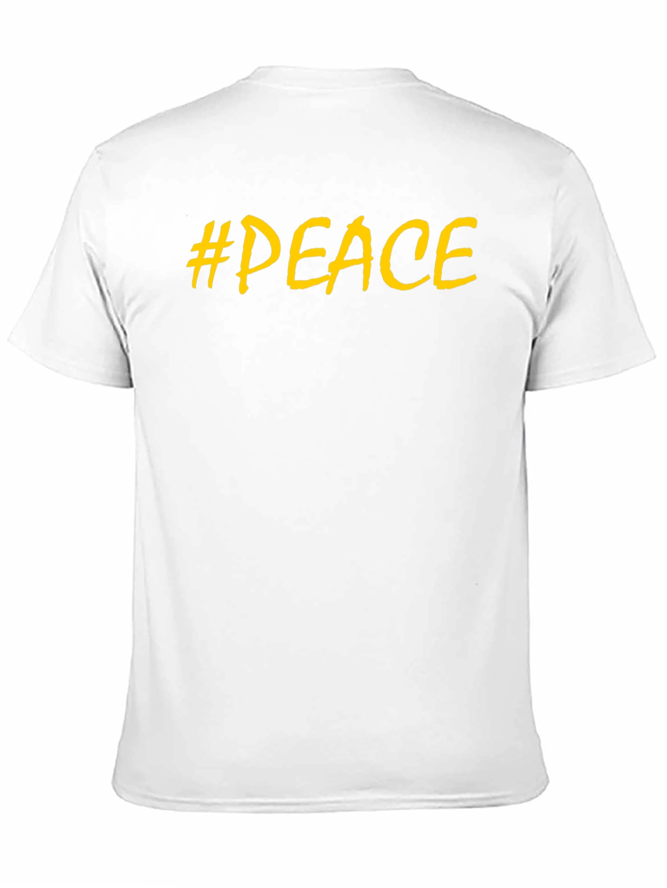 #Peace T-Shirt - Mens Black Graphic Tee