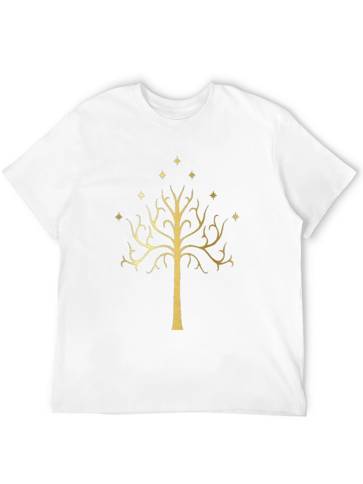 LOTR White Tree of Gondor Black T-Shirt