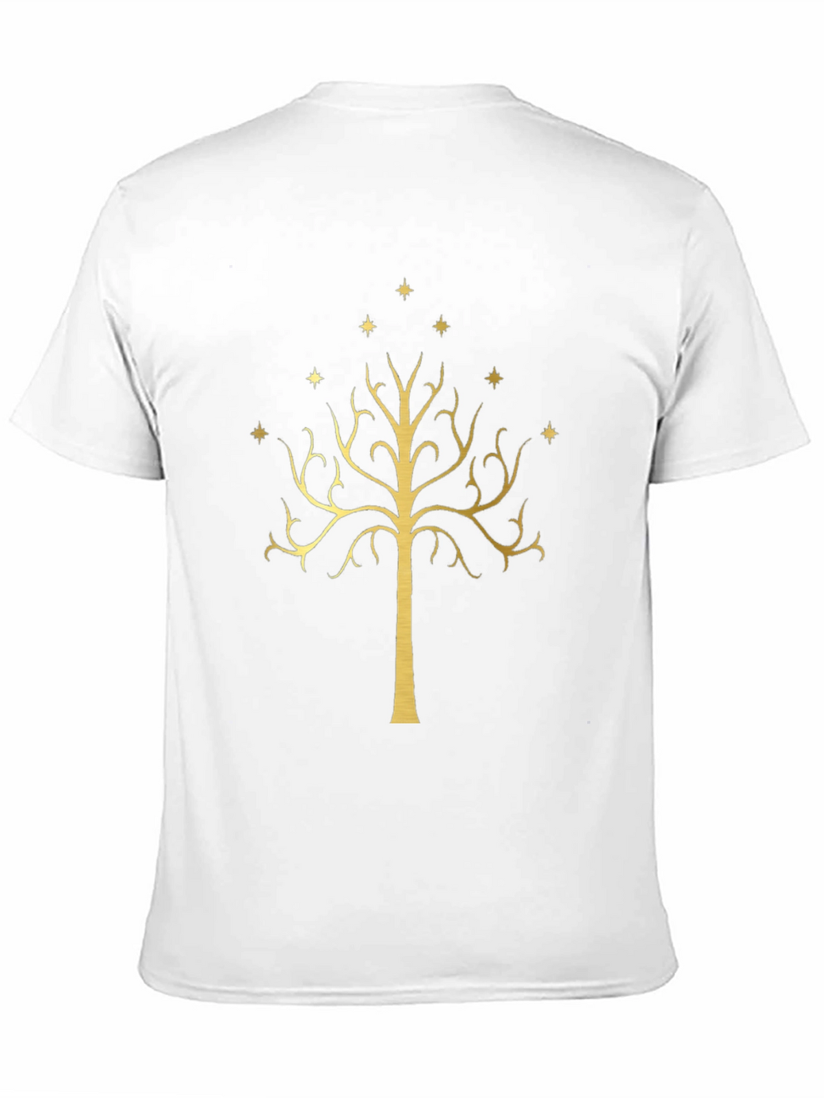 LOTR White Tree of Gondor Black T-Shirt