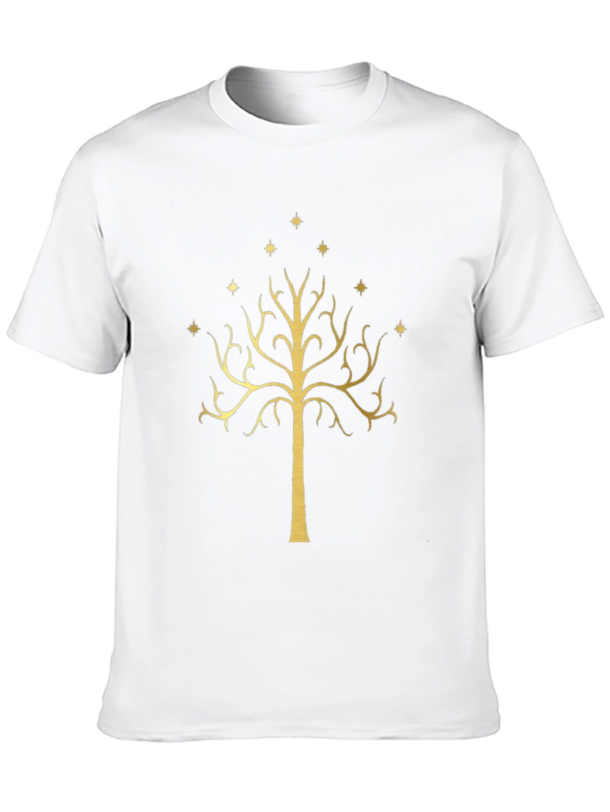 LOTR White Tree of Gondor Black T-Shirt