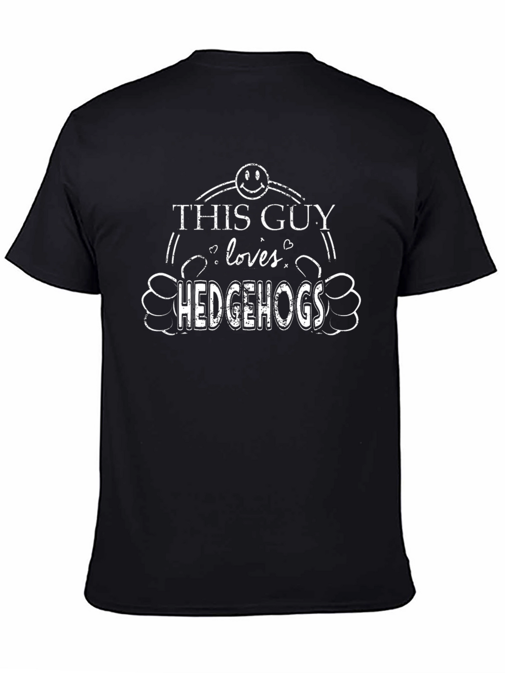 This Guy Loves Hedgehogs T-Shirt - Novelty Graphic Tee