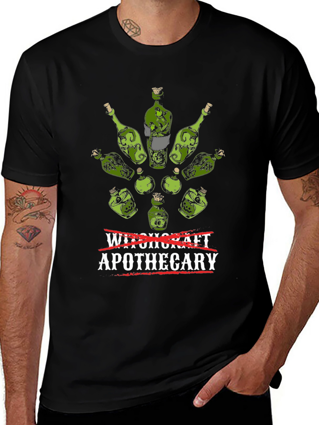 Witchcraft Apothecary Graphic Tee