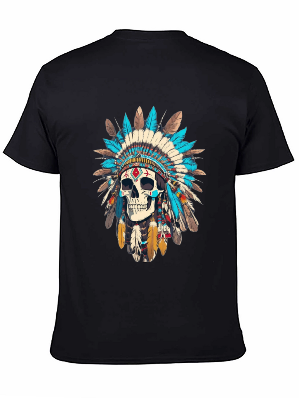 Skull Chief T-Shirt - Black