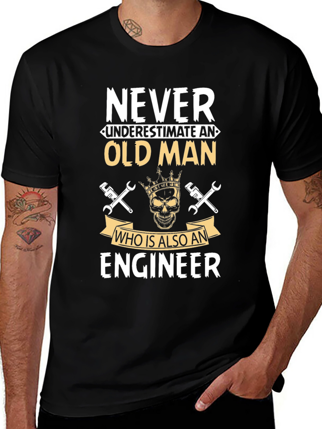 Never Underestimate Engineer T-Shirt