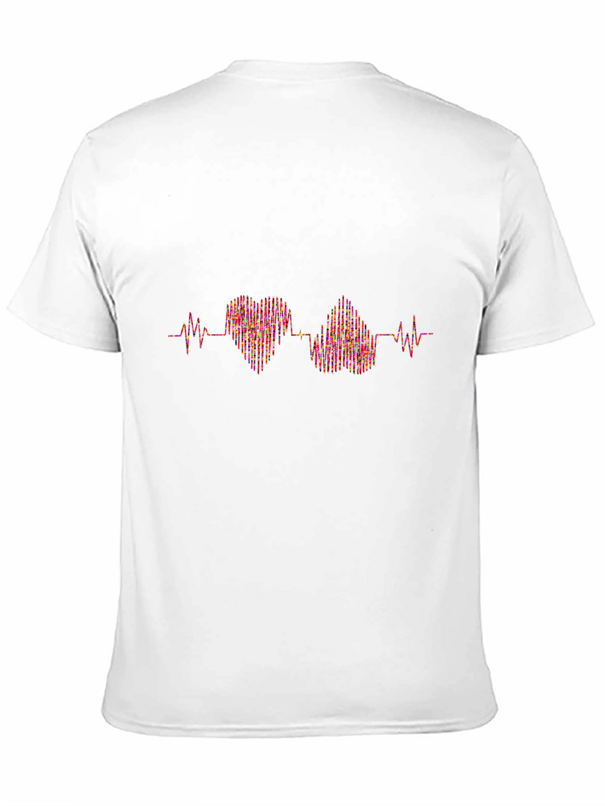 Heartbeat Graphic Black T-Shirt