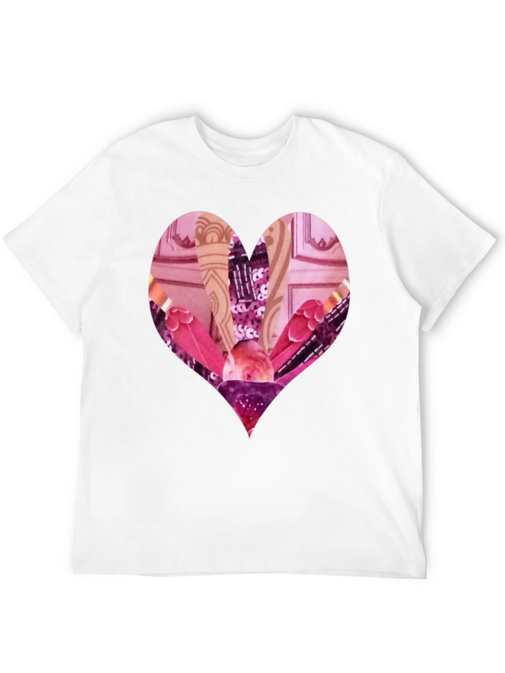 Heart Collage Graphic Tee