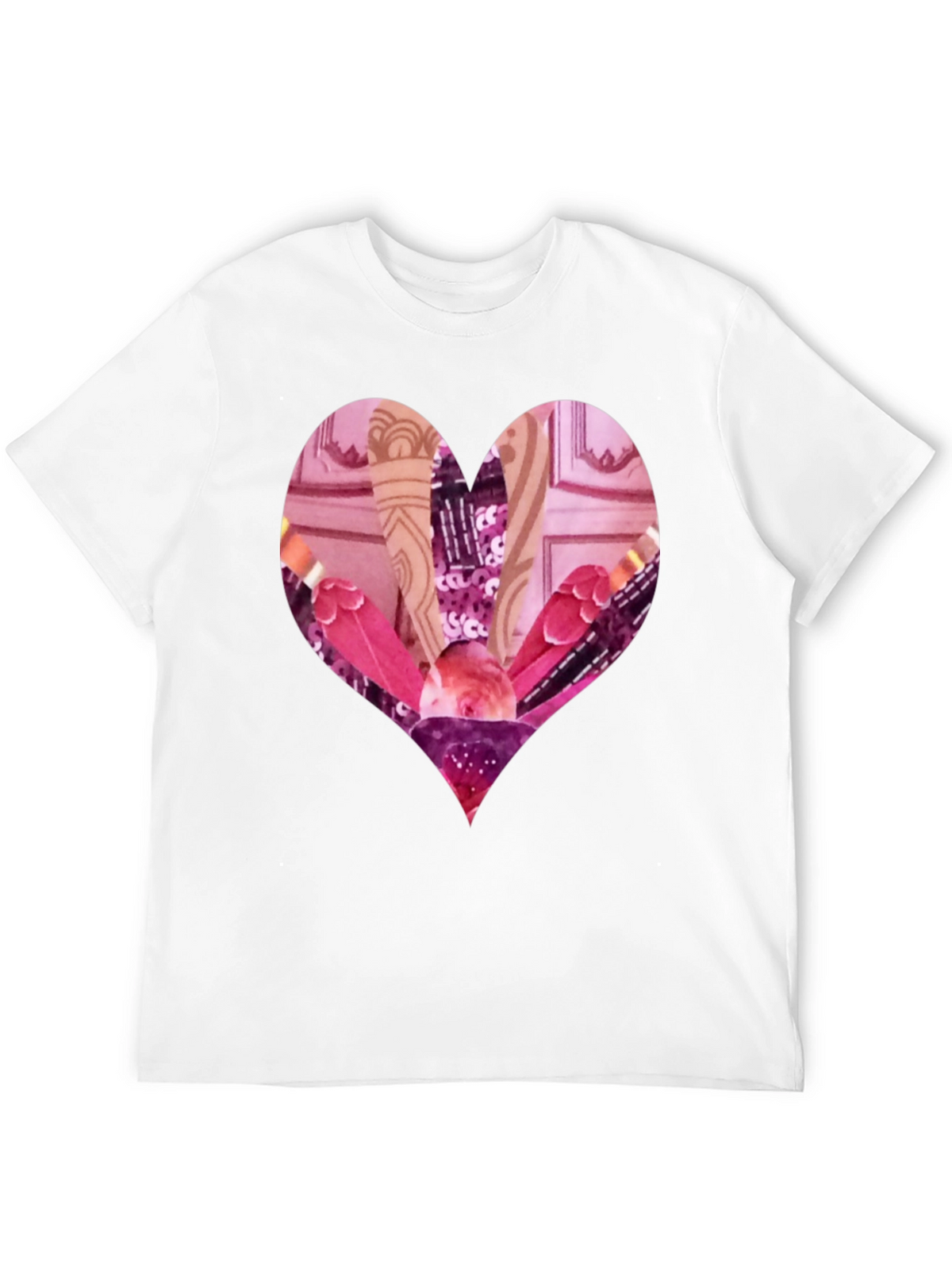 Heart Collage Graphic Tee