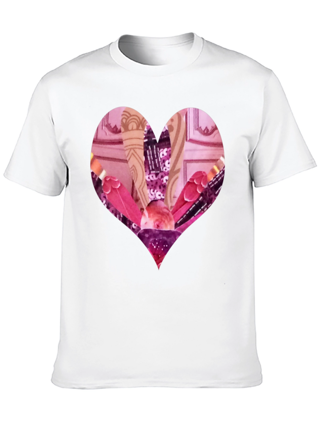Heart Collage Graphic Tee
