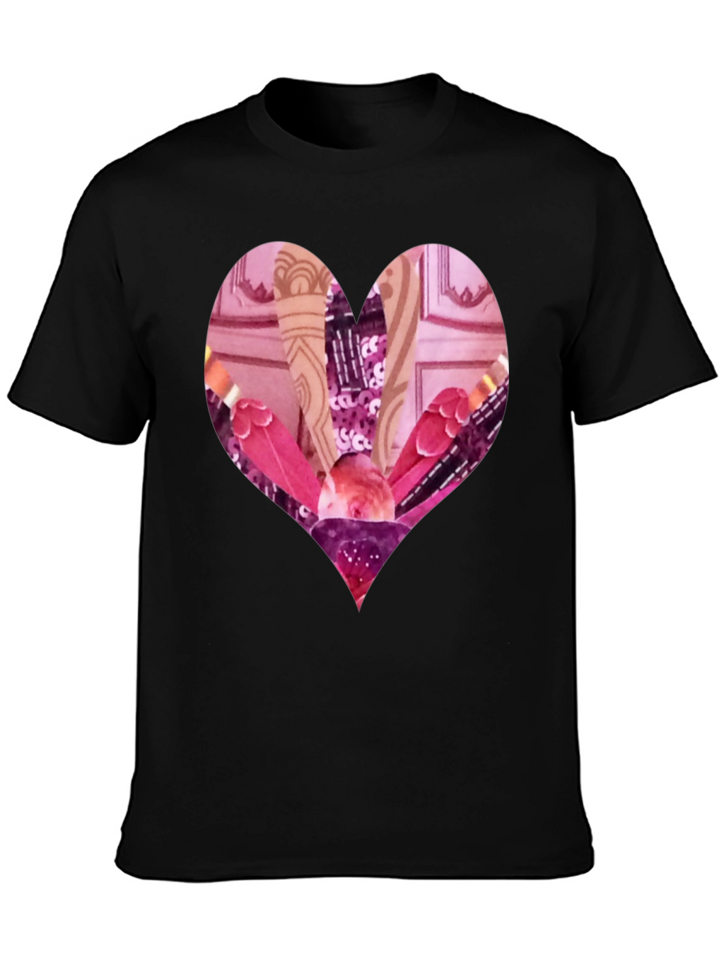 Heart Collage Graphic Tee