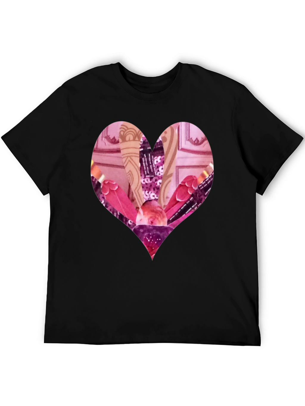 Heart Collage Graphic Tee