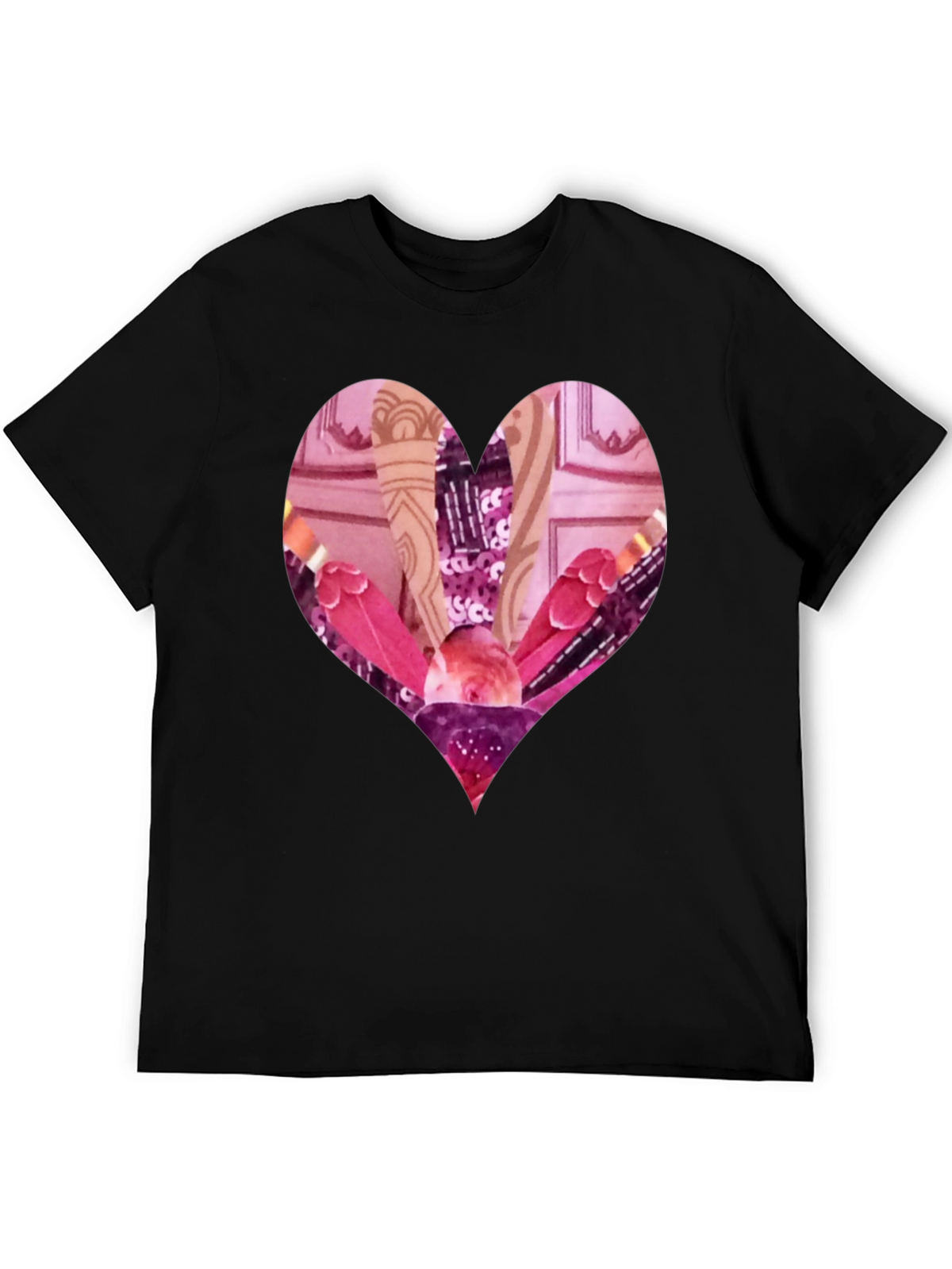 Heart Collage Graphic Tee