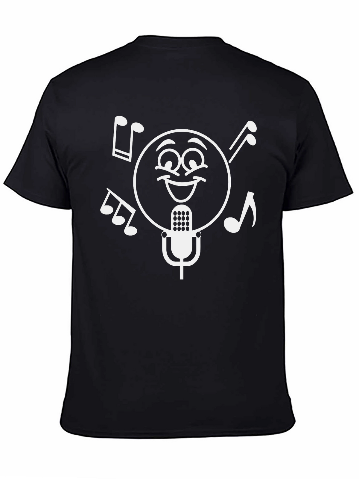 Musical Emoji T-Shirt - Black Cotton Tee