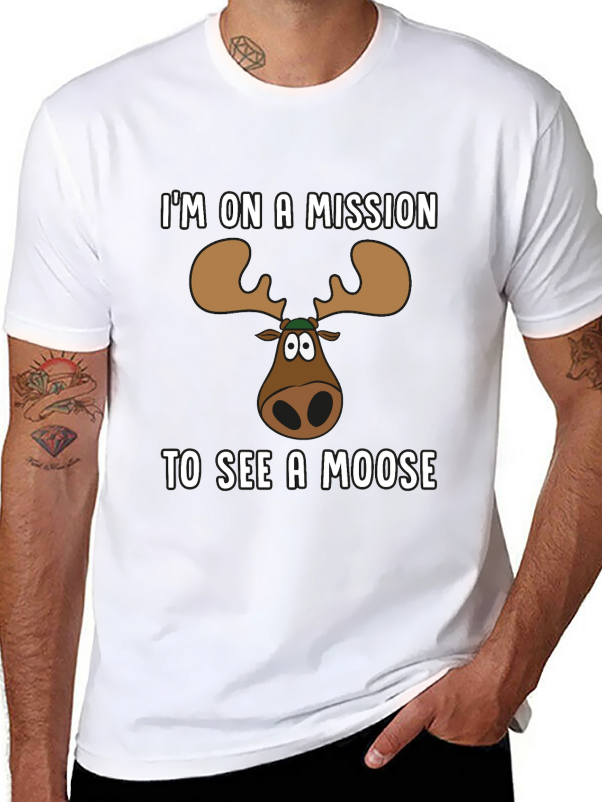 Moose Mission T-Shirt - See a Moose