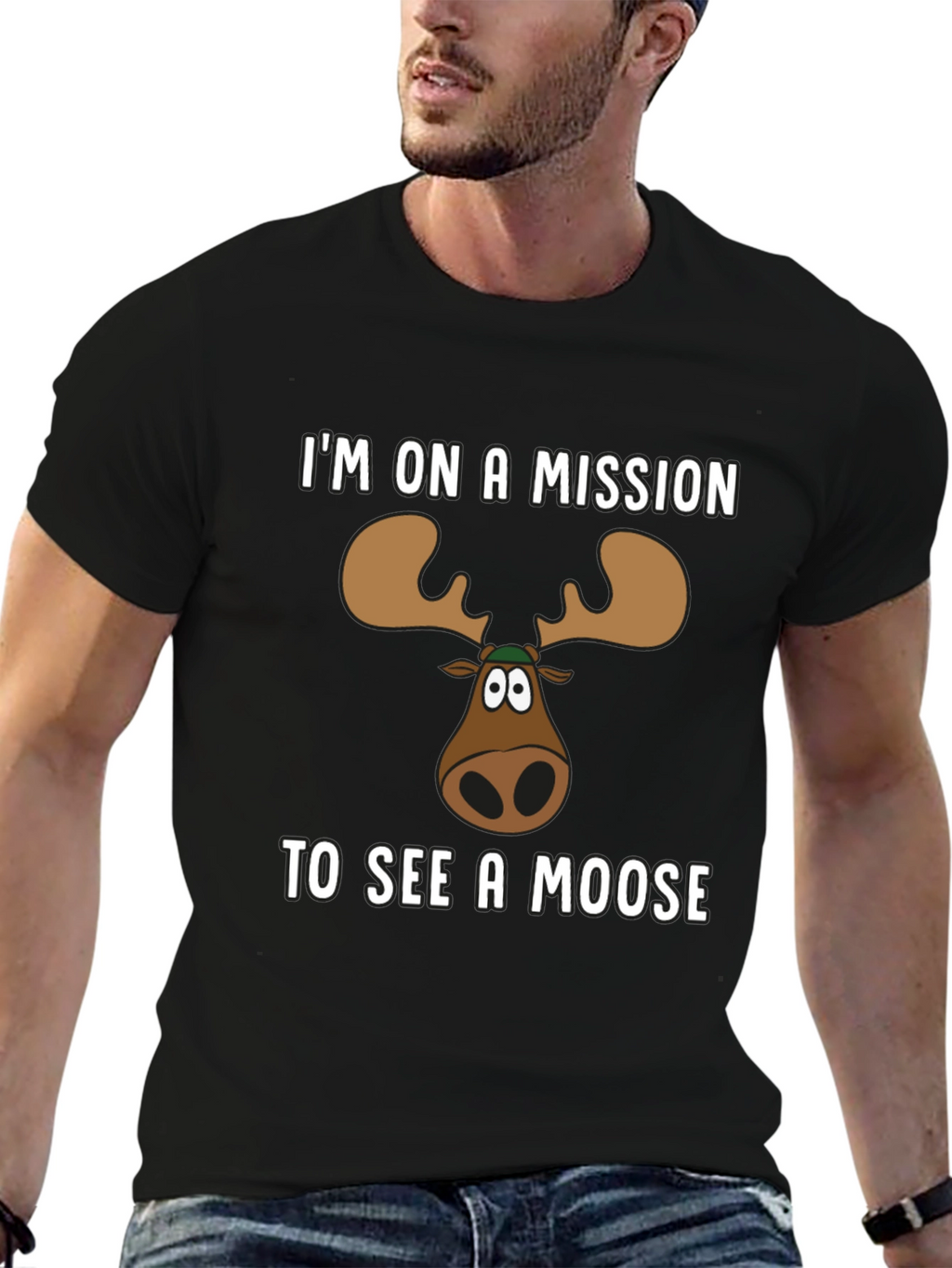 Moose Mission T-Shirt - See a Moose