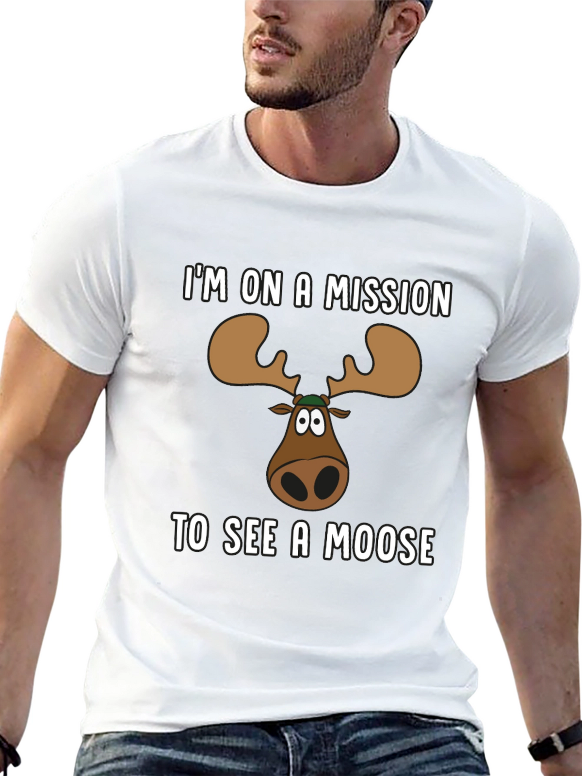 Moose Mission T-Shirt - See a Moose