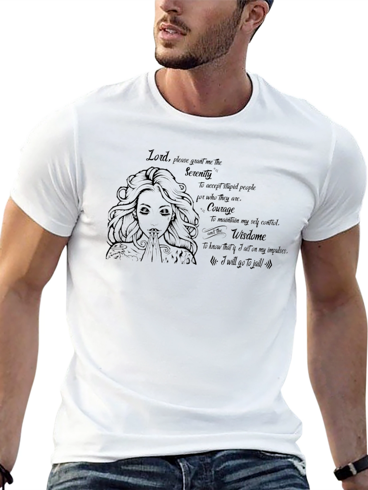 Serenity Prayer Graphic T-Shirt