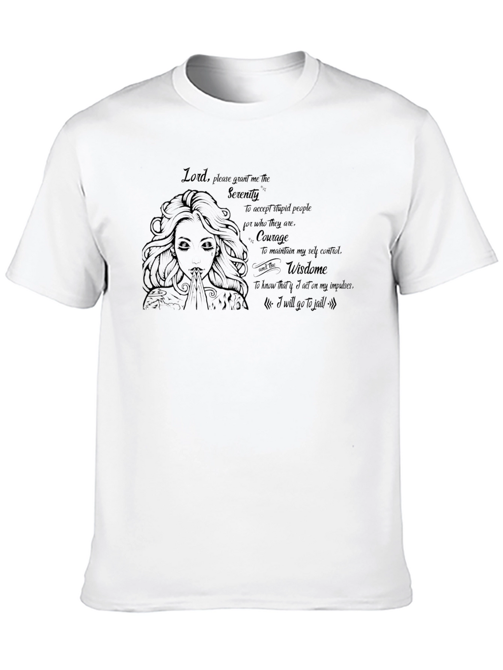 Serenity Prayer Graphic T-Shirt