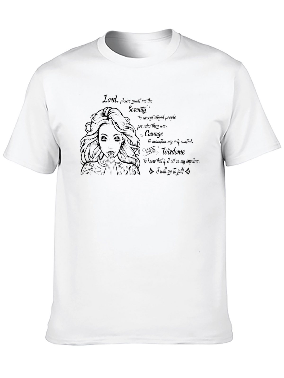 Serenity Prayer Graphic T-Shirt