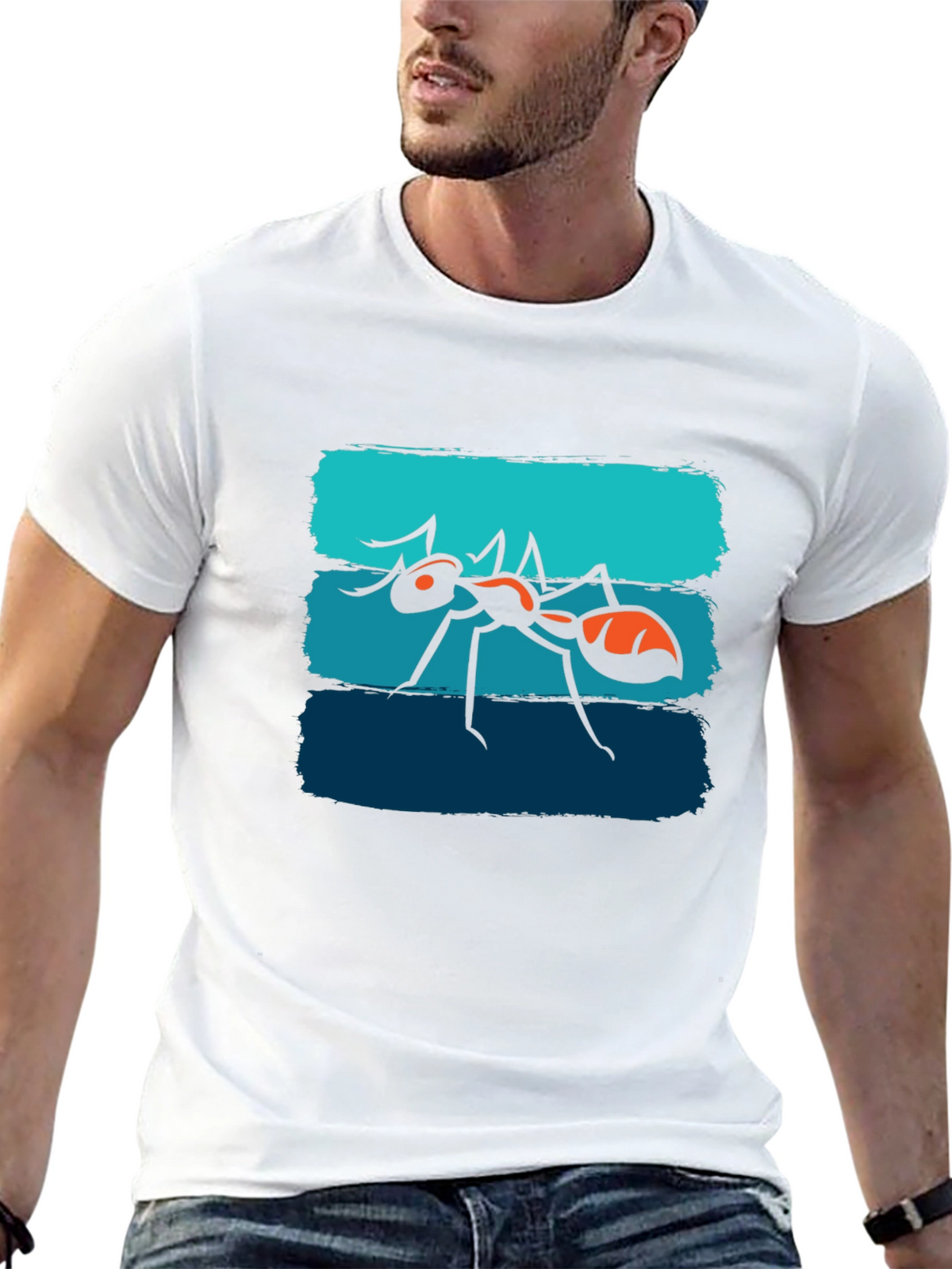 Ant Graphic Tee - Cool & Unique Design