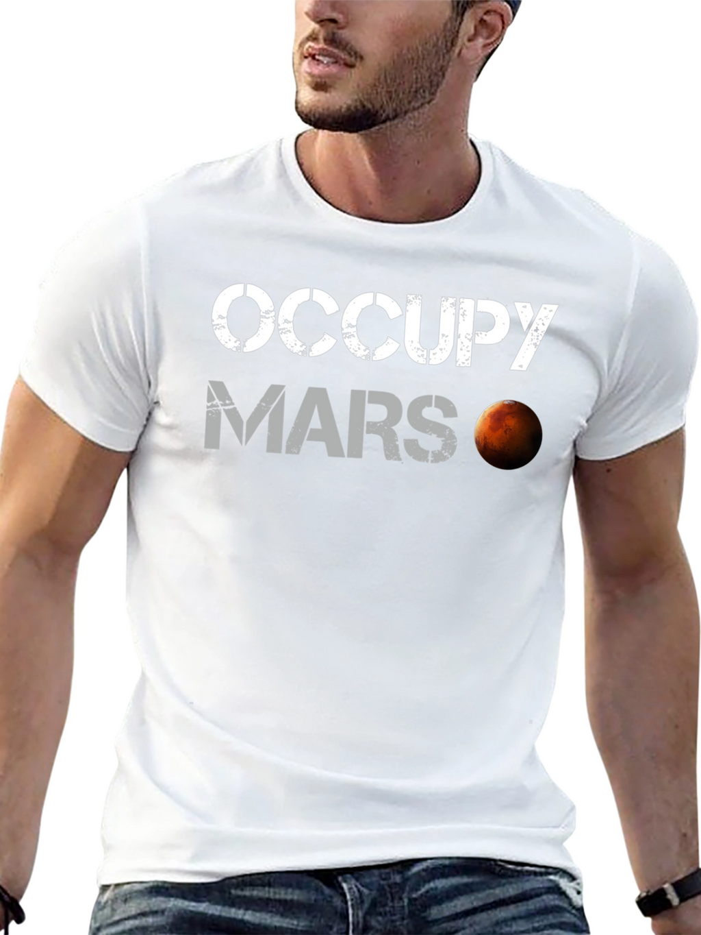 Occupy Mars T-Shirt - Space Exploration Tee