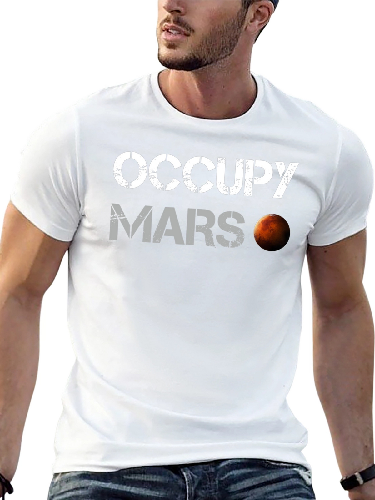 Occupy Mars T-Shirt - Space Exploration Tee