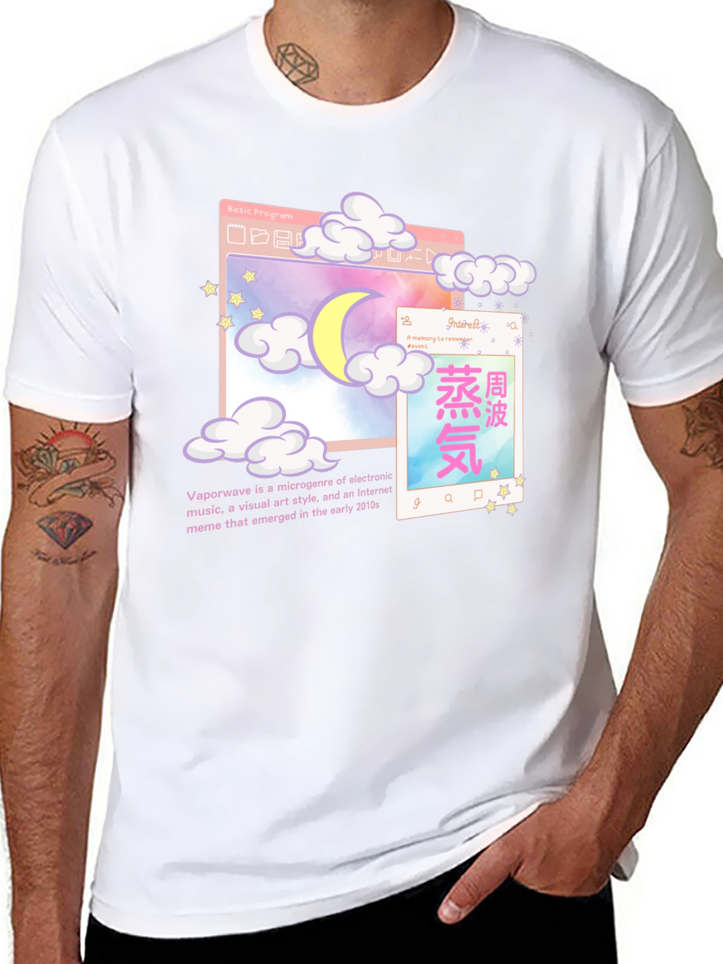 Vaporwave Aesthetic Graphic T-Shirt