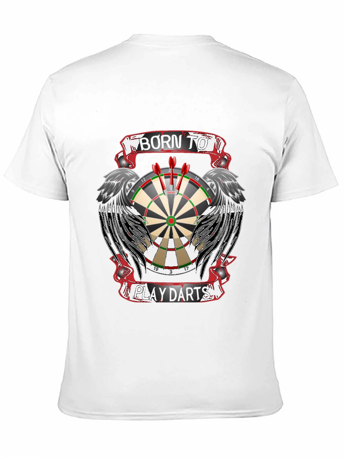Born to Play Darts Graphic Tee