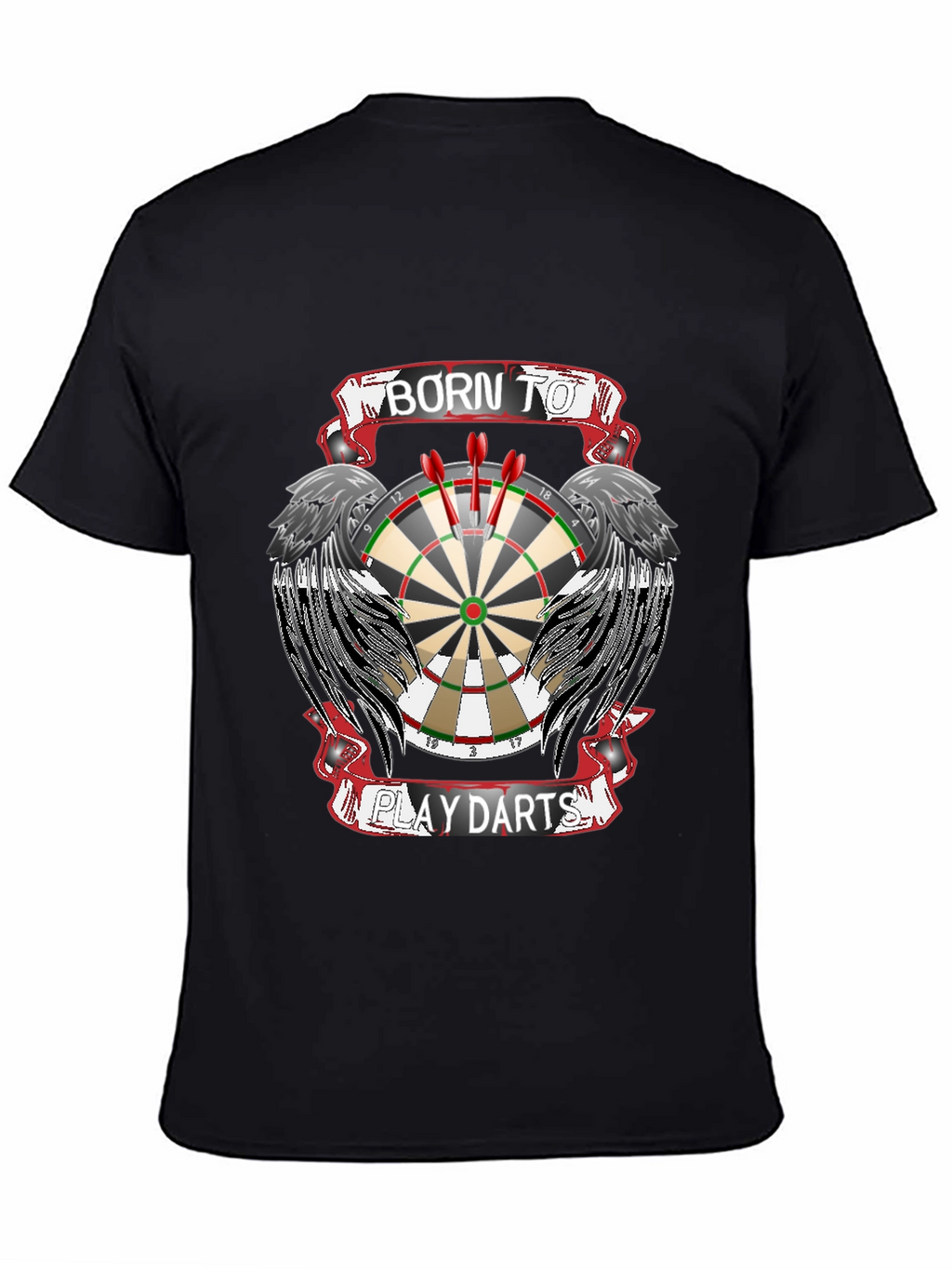 Born to Play Darts Graphic Tee