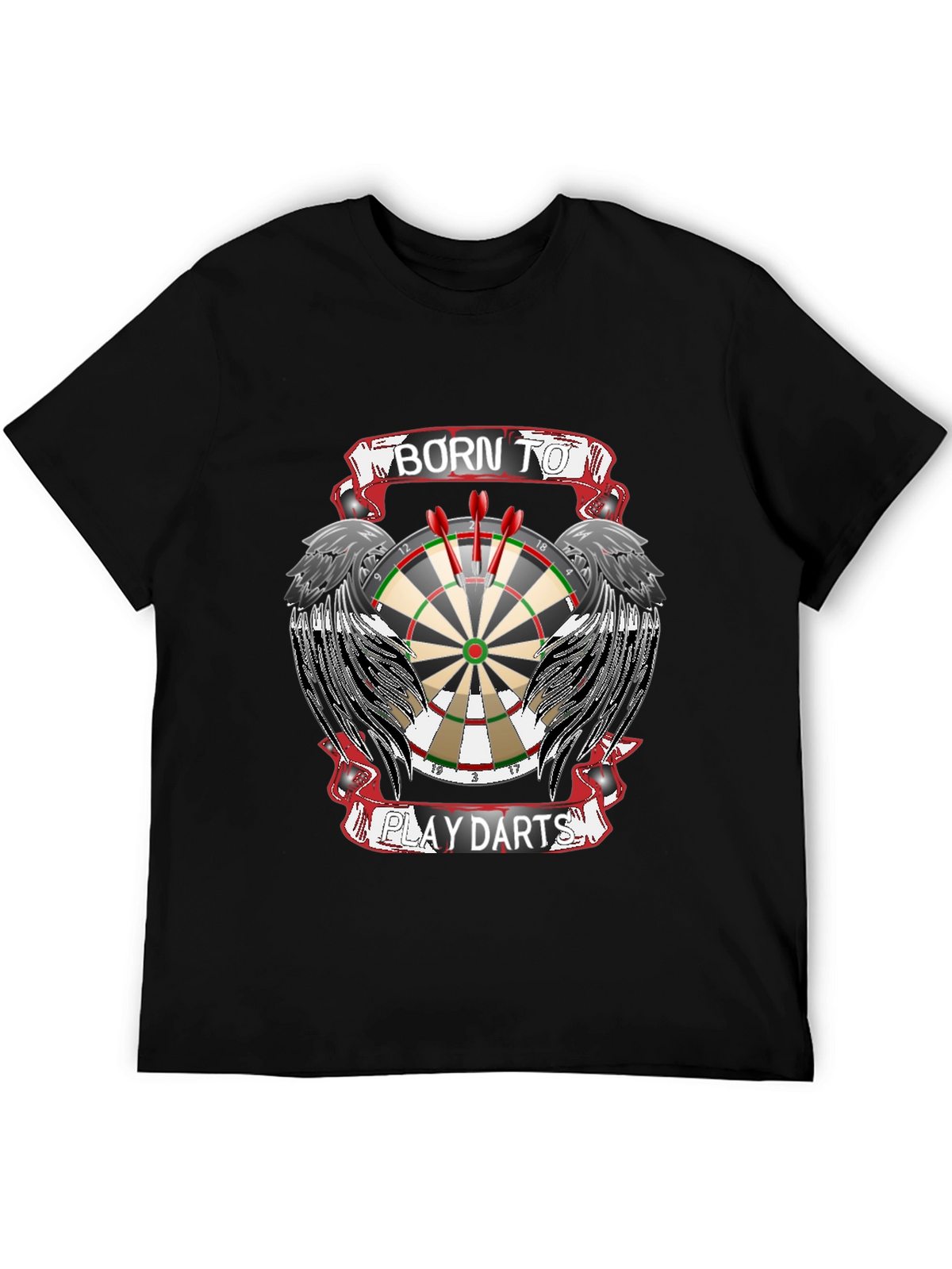 Born to Play Darts Graphic Tee