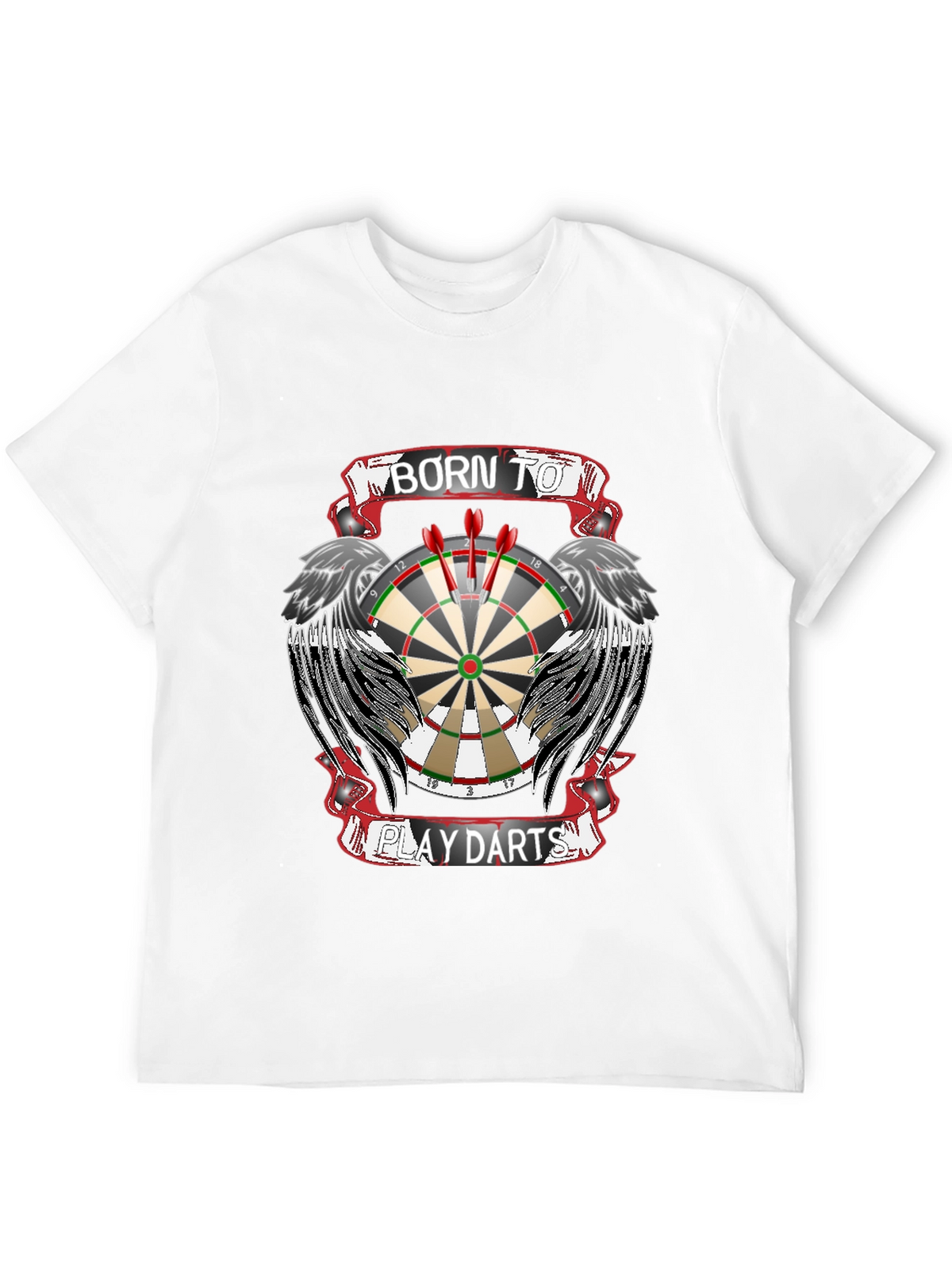 Born to Play Darts Graphic Tee