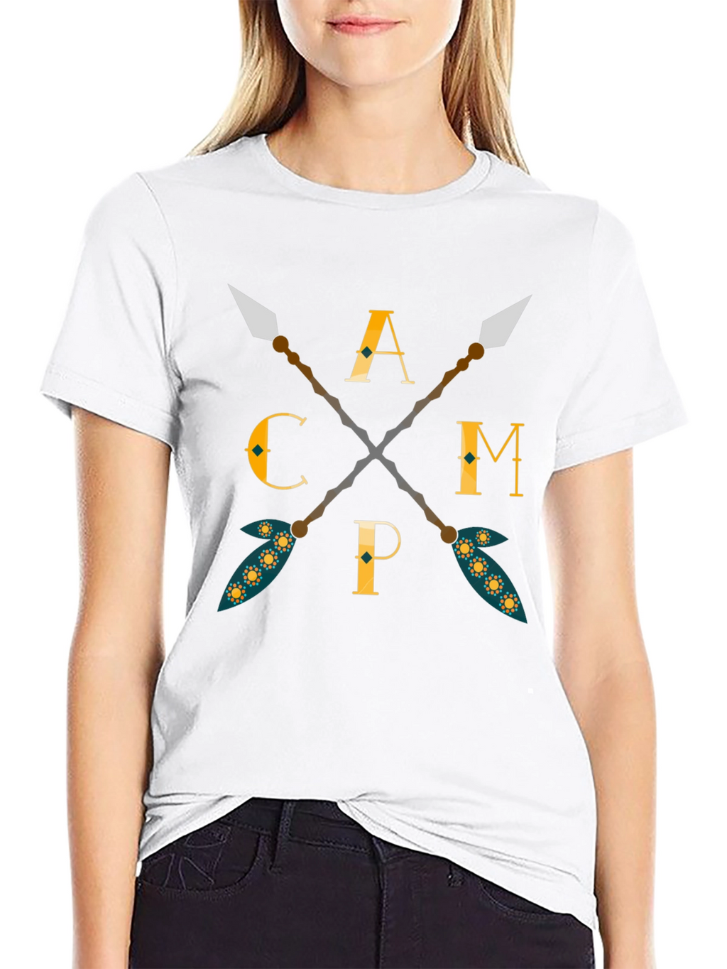 Camping Arrows Graphic T-Shirt