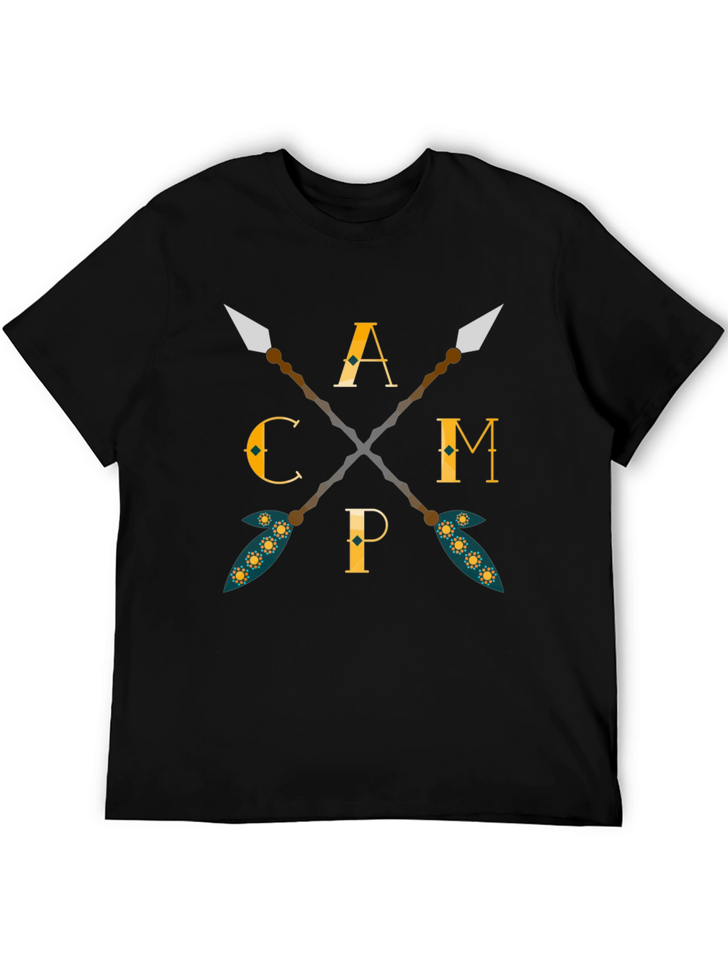 Camping Arrows Graphic T-Shirt