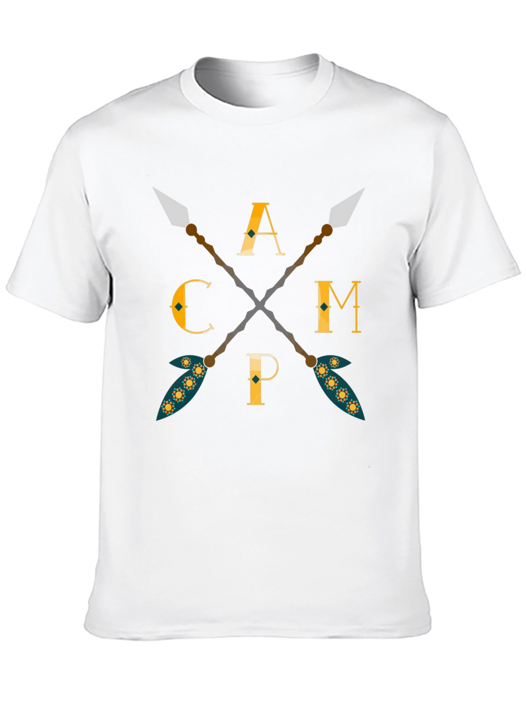Camping Arrows Graphic T-Shirt