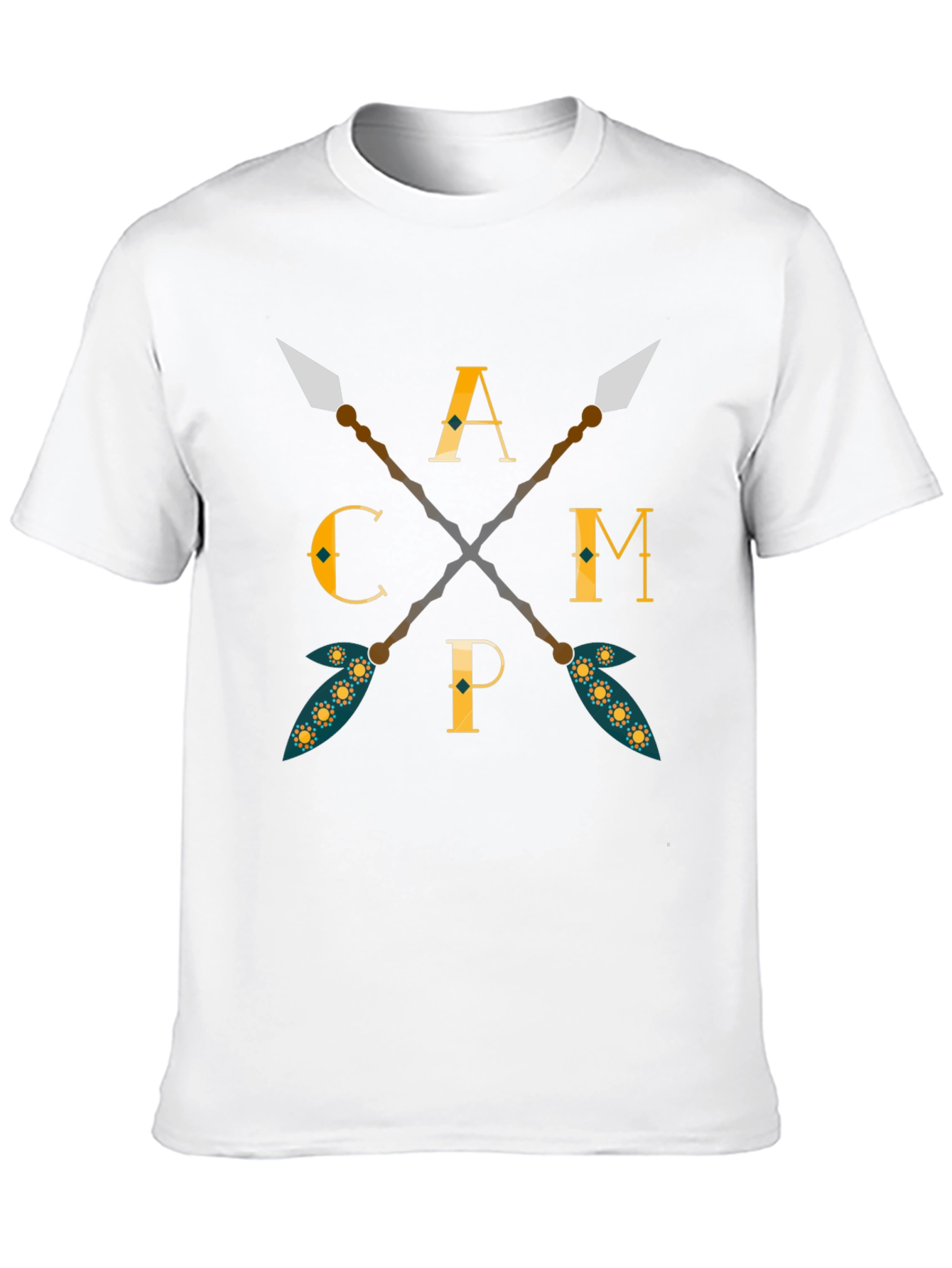 Camping Arrows Graphic T-Shirt