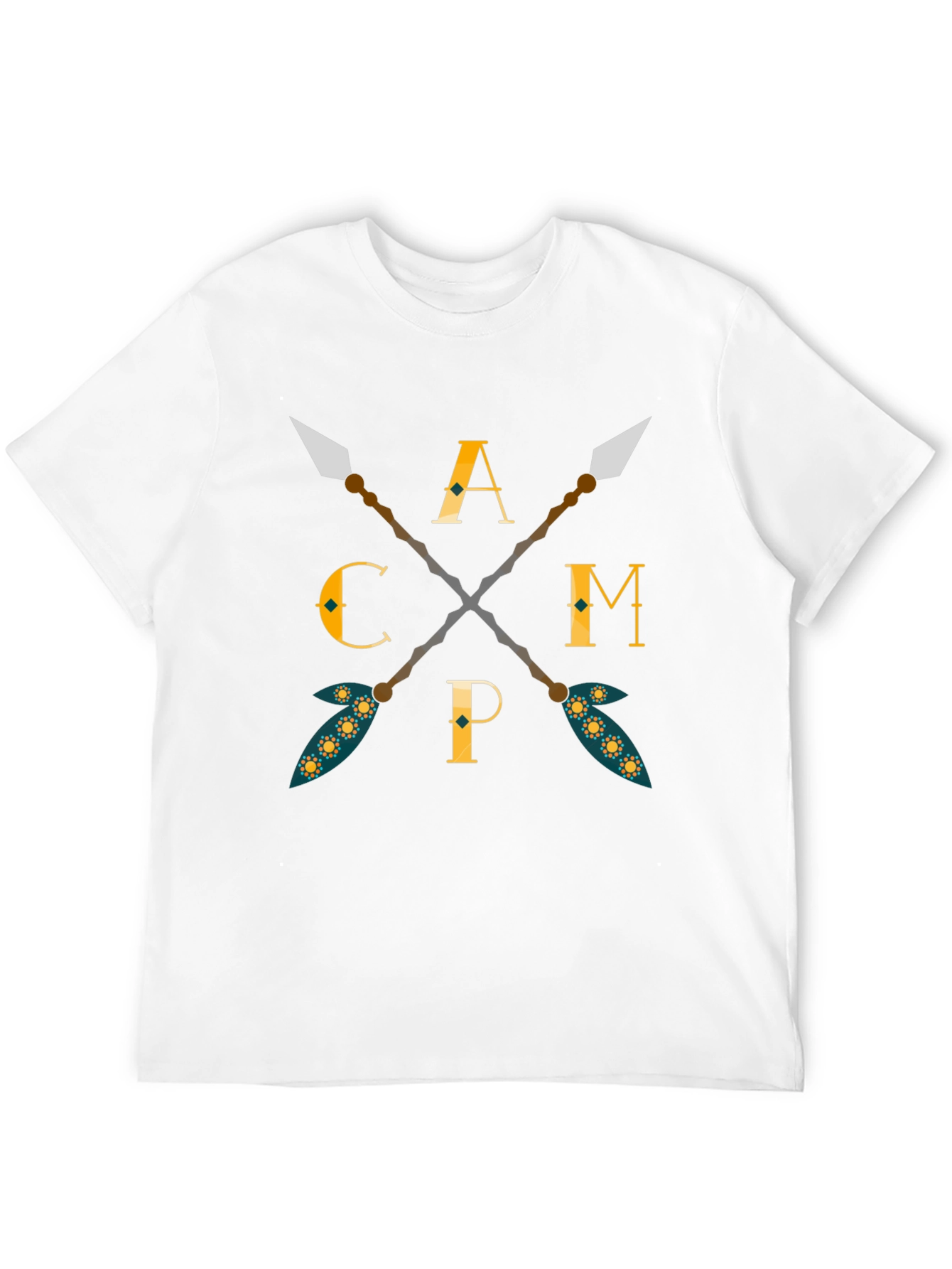 Camping Arrows Graphic T-Shirt
