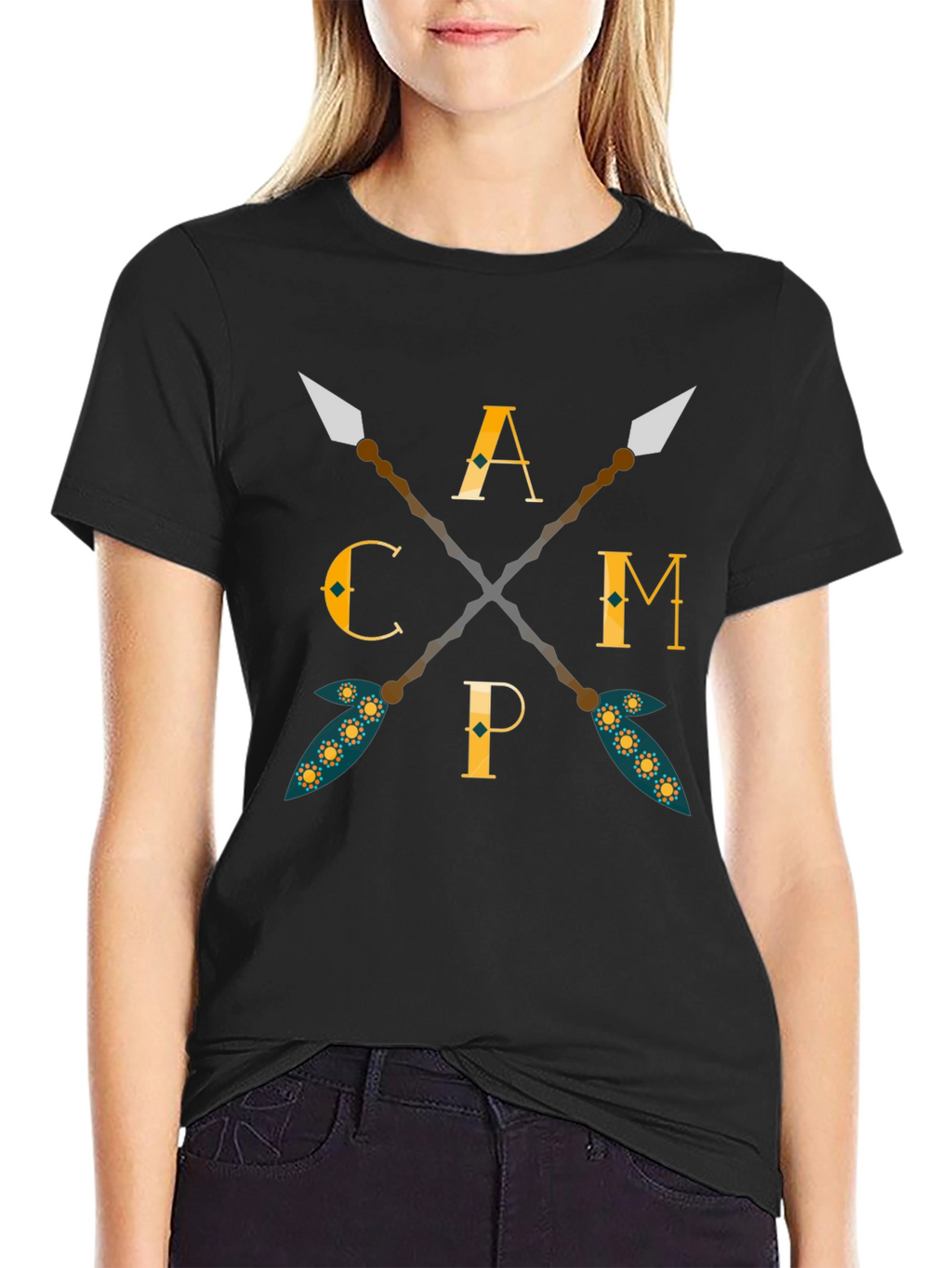 Camping Arrows Graphic T-Shirt