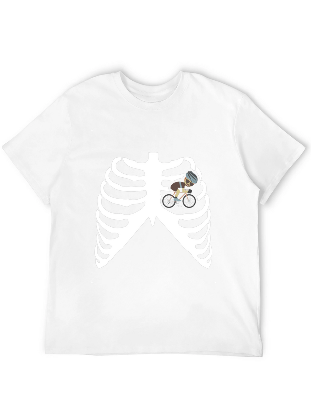 Cyclist Heart Rib Cage T-Shirt