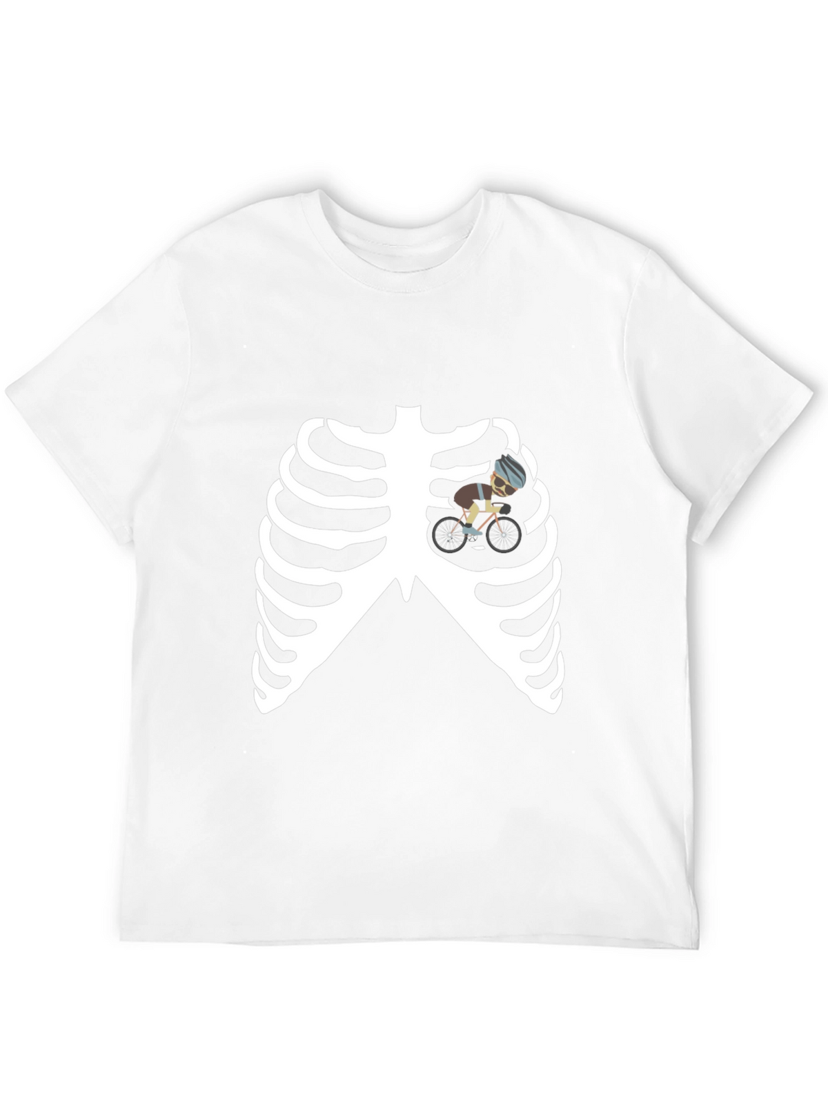 Cyclist Heart Rib Cage T-Shirt