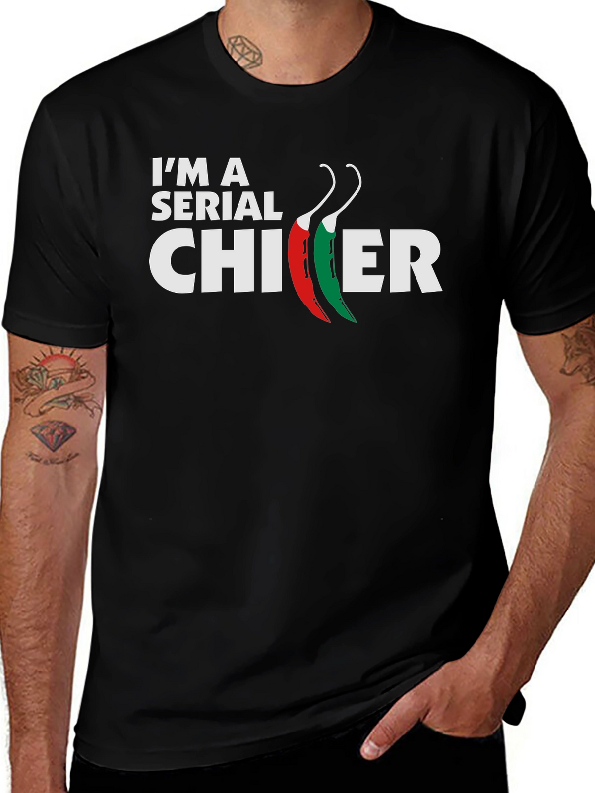 Im a Serial Chiller Funny Chili Pepper T-Shirt